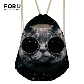 Cute Glasses Cat Drawstring Backpack for Women 3D Printing Drawstring Bags Rucksack Mini Travel backpack Mochila Feminina
Cute Glasses Cat Drawstring Backpack for Women 3D Printing Drawstring Bags Rucksack Mini Travel backpack Mochila Feminina