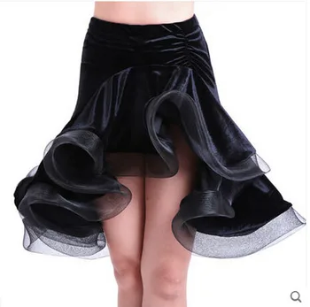Latin dance clothes sexy senior Korea velvet skirt for latin dancing skirt for women latin dance Fishtail skirt
Latin dance clothes sexy senior Korea velvet skirt for latin dancing skirt for women latin dance Fishtail skirt