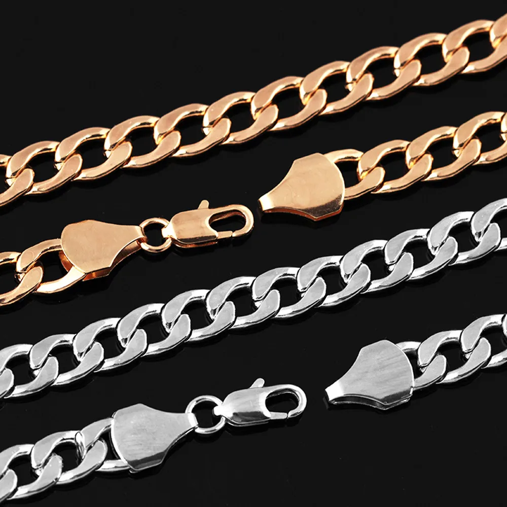 Men's Cuban Link Chain Hip Hop Gold Jewelry Chains Thick Stainless Steel Long Big Gold Necklace For Male Gift Wholesale
Men's Cuban Link Chain Hip Hop Gold Jewelry Chains Thick Stainless Steel Long Big Gold Necklace For Male Gift Wholesale