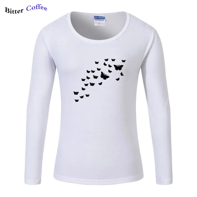 2019 NEW Hot Women T Shirt Fashion Butterfly Sexy Women O-Neck Long Sleeve Cotton t-shirt Lady Plus Size
2019 NEW Hot Women T Shirt Fashion Butterfly Sexy Women O-Neck Long Sleeve Cotton t-shirt Lady Plus Size