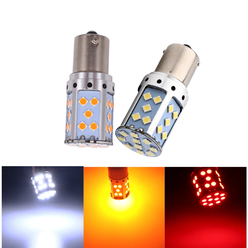 2 шт. 1156 P21W PY21W BA15S BAU15S 3030 35 smd CAN-шина светодиод автомобильные сигнальные огни