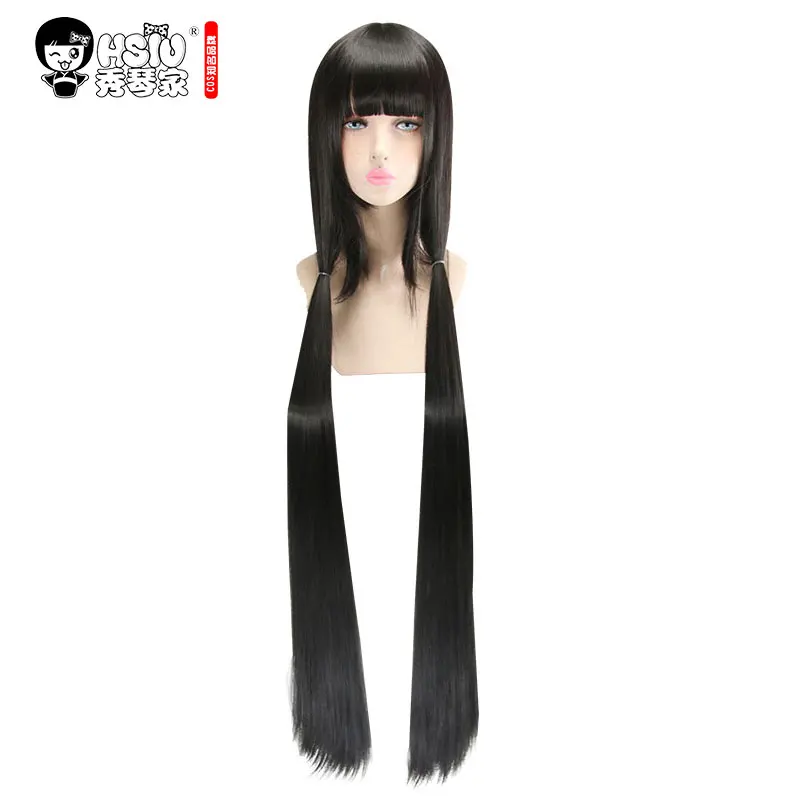 HSIU Harukawa Maki Cosplay Wig New Danganronpa V3 Costume Black long straight Play Wigs Halloween Costumes Hair free shipping
HSIU Harukawa Maki Cosplay Wig New Danganronpa V3 Costume Black long straight Play Wigs Halloween Costumes Hair free shipping