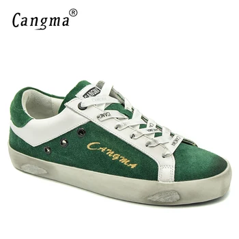 CANGMA British Style Women Sneakers Brand Shoes Suede Leather Moccasins Genuine Green Casual Shoes Ladies Female Footwear
CANGMA British Style Women Sneakers Brand Shoes Suede Leather Moccasins Genuine Green Casual Shoes Ladies Female Footwear