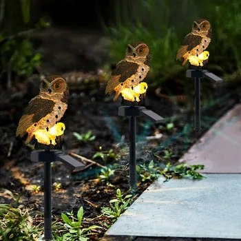 Solar-Powered Owl Night Light LED Garden Lights Solar Lawn Lamps IP65 Waterproof Fake Owl Ornament Outdoor Yard Garden Lamps
Solar-Powered Owl Night Light LED Garden Lights Solar Lawn Lamps IP65 Waterproof Fake Owl Ornament Outdoor Yard Garden Lamps