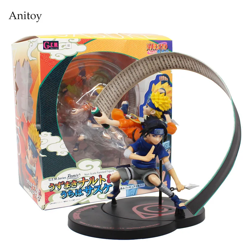 Naruto Shippuden Sasuke & Naruto Action Figure 1/8 scale painted PVC Figure Collectible Toy 15cm KT4077
Naruto Shippuden Sasuke & Naruto Action Figure 1/8 scale painted PVC Figure Collectible Toy 15cm KT4077