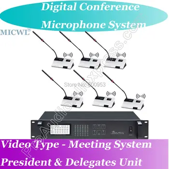 World Class Video Type Host Digital Wireless Microphone Conference Meeting System ( President + Delegates Desk Unit )
World Class Video Type Host Digital Wireless Microphone Conference Meeting System ( President + Delegates Desk Unit )