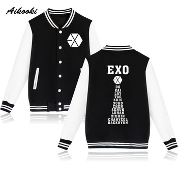 Aikooki Print EXO KPOP Baseball Jacket Men/Women Sweatshirts Harajuku K-POP Jackets Caots Mens EXO Jackets Autumn Winter Clothes
Aikooki Print EXO KPOP Baseball Jacket Men/Women Sweatshirts Harajuku K-POP Jackets Caots Mens EXO Jackets Autumn Winter Clothes