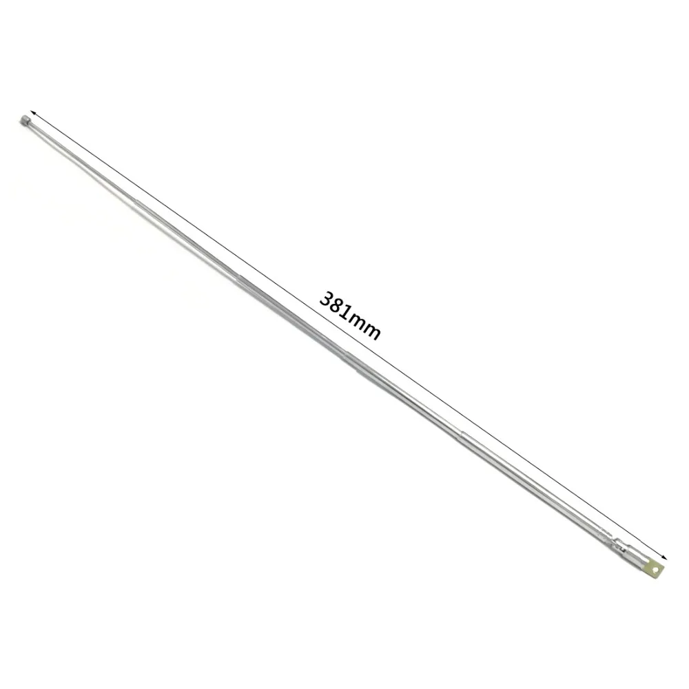2pcs Replacement 381mm 5 sections telescopic antenna radio FM aerial universal normaltype
2pcs Replacement 381mm 5 sections telescopic antenna radio FM aerial universal normaltype