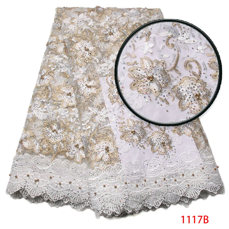 Swiss Lace Embroidered Tulle Fabric Sewing Supplies, Latest Nigerian Laces 2017 Fabric Appliques In White MR1118B
Swiss Lace Embroidered Tulle Fabric Sewing Supplies, Latest Nigerian Laces 2017 Fabric Appliques In White MR1118B