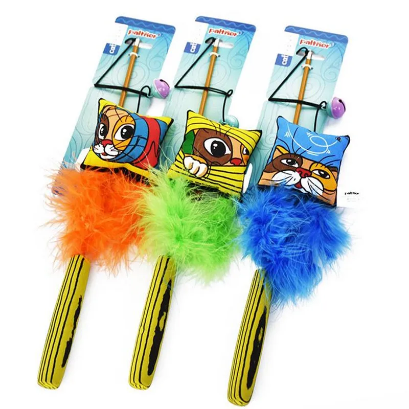 Three-section Bells Funny Cat Stick Adjustable Retractable Rod Feather Catnip Stretchable Teaser Toy Training Pet Cat Toys
Three-section Bells Funny Cat Stick Adjustable Retractable Rod Feather Catnip Stretchable Teaser Toy Training Pet Cat Toys