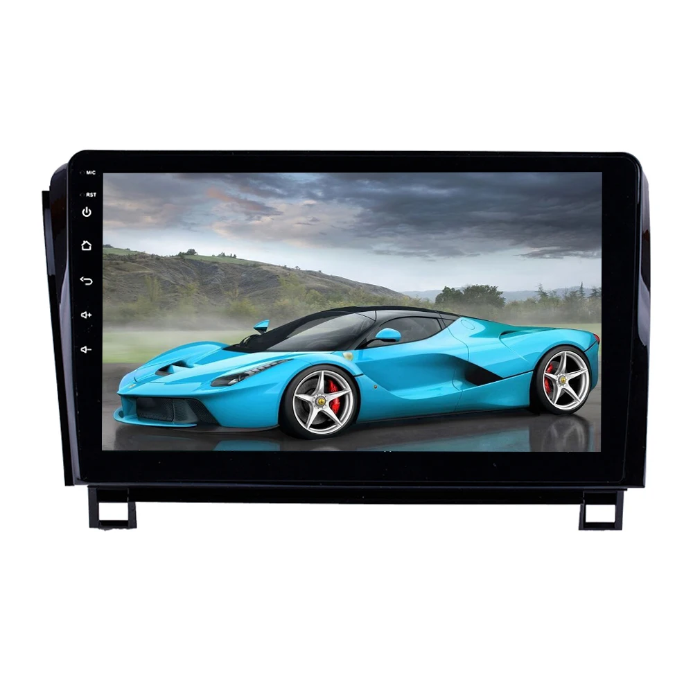 Best Sinosmart  Android 8.1 2Din IPS/QLED 2.5D screen car gps radio navigation player for Toyota Verso 2007-2016 for sequoia/Tundra 17