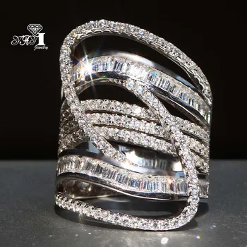 YaYI Jewelry Princess Cut 5.7 CT White Zircon Silver Color Engagement Rings wedding Heart Rings Girls Party Rings Gifts
YaYI Jewelry Princess Cut 5.7 CT White Zircon Silver Color Engagement Rings wedding Heart Rings Girls Party Rings Gifts