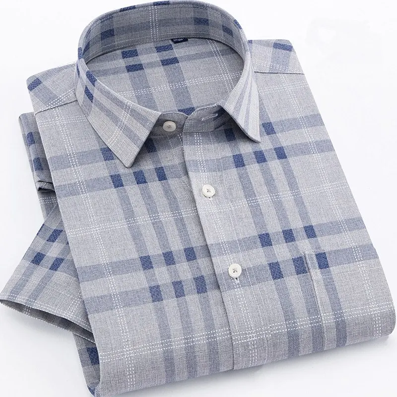 Men Shirt Short Sleeve Regular Business Imitation Iinen New Arrive Shirt Men Pocket Formal Button Men Shirts camisa masculina
Men Shirt Short Sleeve Regular Business Imitation Iinen New Arrive Shirt Men Pocket Formal Button Men Shirts camisa masculina