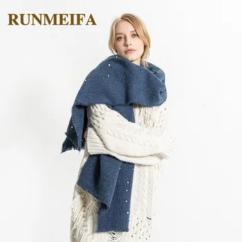 RUNMERFA Winter Women White Pearl Scarf Solid Soft Shawls and Wrap Wool Pashmina Ladies Thicken Vintage Warm Cape Female Foulard
RUNMERFA Winter Women White Pearl Scarf Solid Soft Shawls and Wrap Wool Pashmina Ladies Thicken Vintage Warm Cape Female Foulard