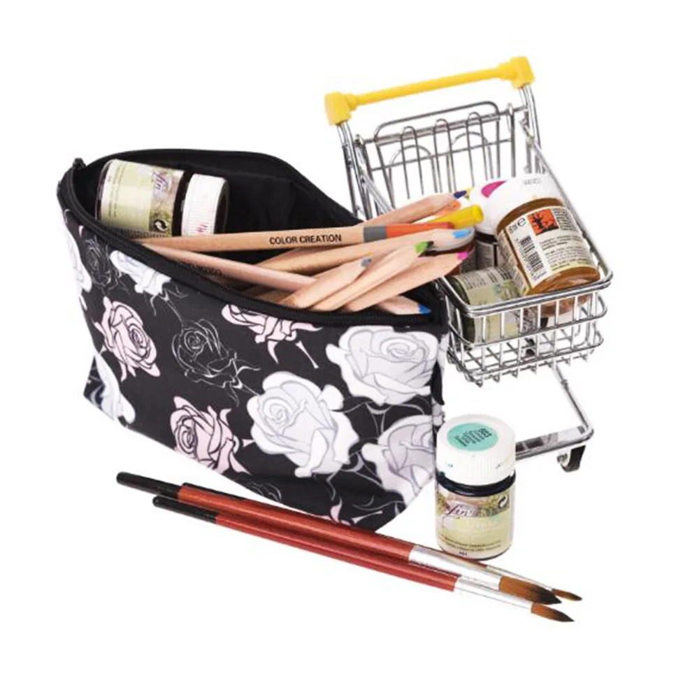 New Fashion 3D Rose Flowers Makeup bag Printing Women Travel Cosmetic organizer Bags Toiletry Storage Heat Transfer Fresh Simple
New Fashion 3D Rose Flowers Makeup bag Printing Women Travel Cosmetic organizer Bags Toiletry Storage Heat Transfer Fresh Simple