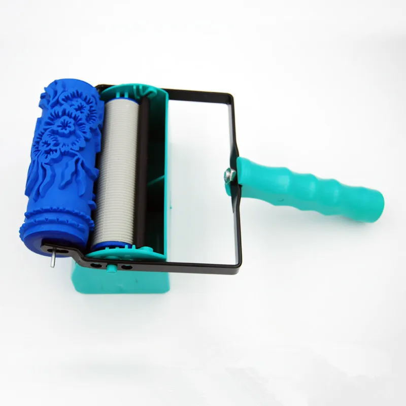 5 inch Decorative paint machine 5" Rubber Roller Double Color patterned paint roller liquid wallpaper DIY decoration machine
5 inch Decorative paint machine 5" Rubber Roller Double Color patterned paint roller liquid wallpaper DIY decoration machine