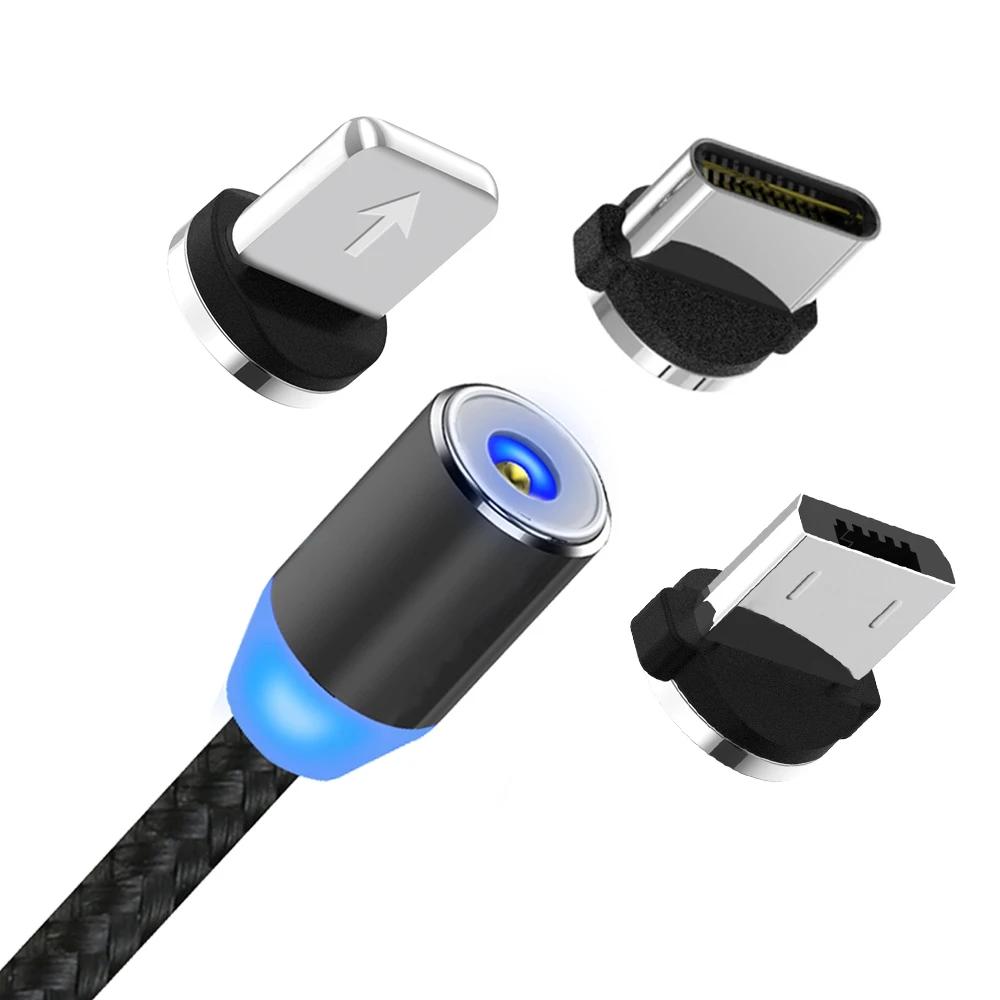 RHOADA LED Magnetic Cable USB Type-C & Micro USB Cable Braided Wires Magnet Charger Cable For iPhone X 8 7 6 Plus USB-C S10 S9+
RHOADA LED Magnetic Cable USB Type-C & Micro USB Cable Braided Wires Magnet Charger Cable For iPhone X 8 7 6 Plus USB-C S10 S9+