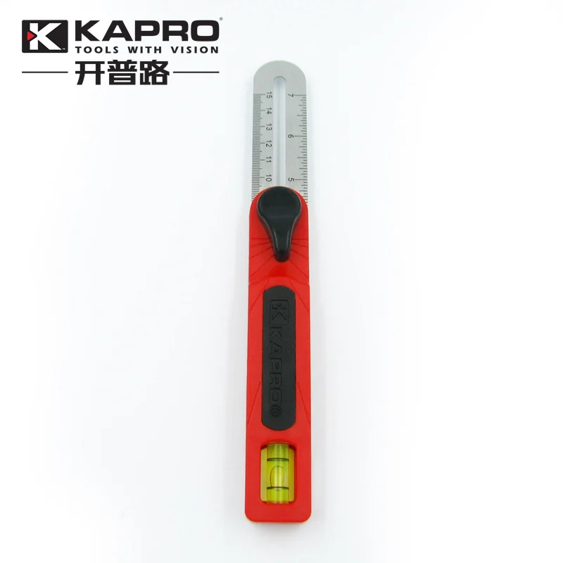 KAPRO High precision movable angle Woodworking tools Universal horizontal line T-shaped angle ruler
KAPRO High precision movable angle Woodworking tools Universal horizontal line T-shaped angle ruler
