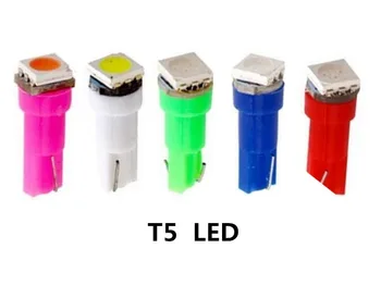 5PCS LED light T5 Instrument bulb T5 LED RED T5 blue led light bulb T5 Yellow white green DC12V
5PCS LED light T5 Instrument bulb T5 LED RED T5 blue led light bulb T5 Yellow white green DC12V