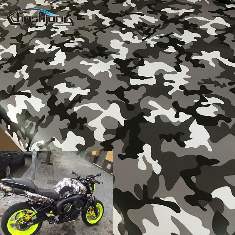 black-white-grey-camouflage-film-wrap-motorcycles-2