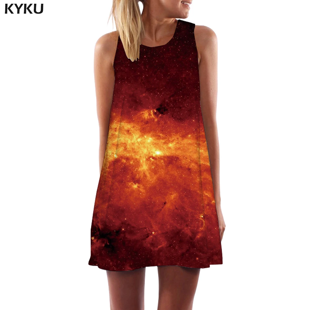 KYKU Brand Galaxy Dress Women Flame Ladies Dresses Gothic Office Space Party Sundress Womens Clothing Summer Gothic Wrap Femme
KYKU Brand Galaxy Dress Women Flame Ladies Dresses Gothic Office Space Party Sundress Womens Clothing Summer Gothic Wrap Femme