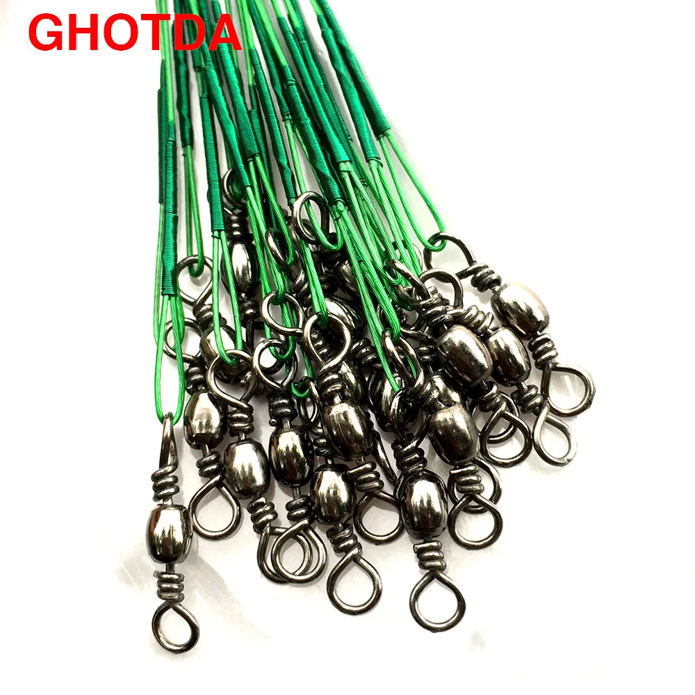 15CM 20CM 24CM 30CM 20pcs Fishing Line for Lead Steel Wire Cord Rope Fishing Leader
15CM 20CM 24CM 30CM 20pcs Fishing Line for Lead Steel Wire Cord Rope Fishing Leader
