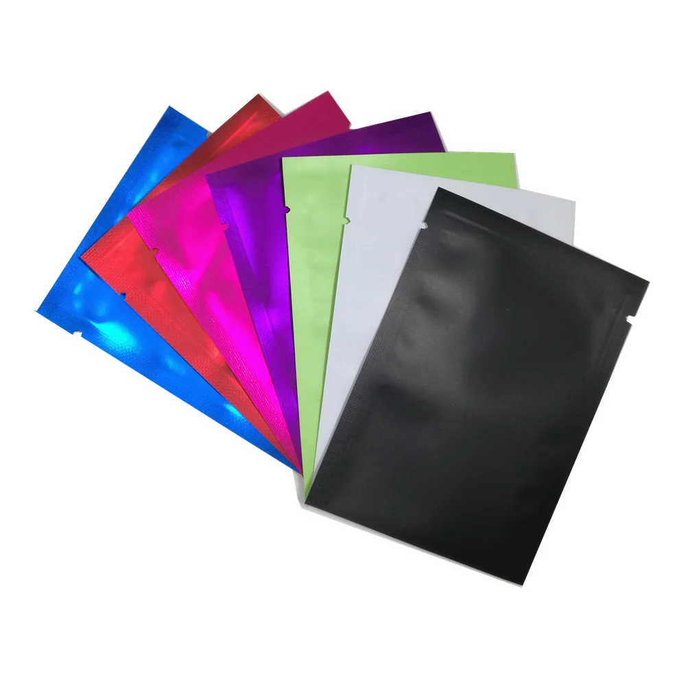100Pcs Retail Flat Open Top Pouches Matte Aluminum Mylar Foil Vacuum Heat Seal Packaging Bags Biscuit Coffee Beans Storage Bags
100Pcs Retail Flat Open Top Pouches Matte Aluminum Mylar Foil Vacuum Heat Seal Packaging Bags Biscuit Coffee Beans Storage Bags