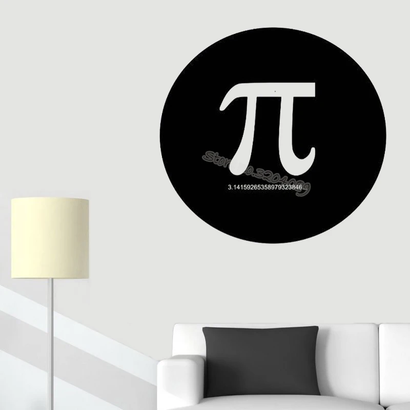 Pi Math Wall Sticker Decor school classroom Mural numbers Symbol Quotes Decal education teach science nerd geek poster EB442
Pi Math Wall Sticker Decor school classroom Mural numbers Symbol Quotes Decal education teach science nerd geek poster EB442