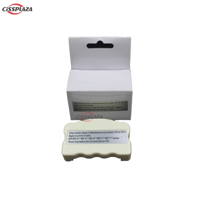 CISSPLAZA 1PK T6710 T6711 Waste Ink TANK Chip Resetter compatible For Epson WP-4015DN/4025DN/4095DN/4535DWF 4595DTWF WF5110DW
CISSPLAZA 1PK T6710 T6711 Waste Ink TANK Chip Resetter compatible For Epson WP-4015DN/4025DN/4095DN/4535DWF 4595DTWF WF5110DW