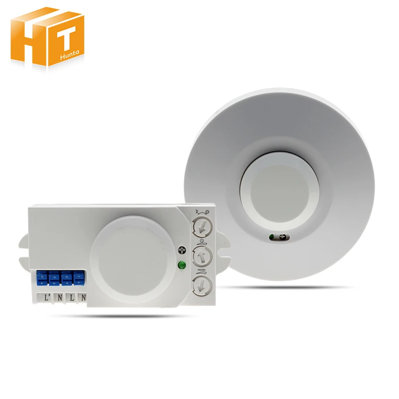 360 Degree Microwave Sensor Radar Body Sensor Motion Automatic Light witch Ceiling light Body Motion Detector
360 Degree Microwave Sensor Radar Body Sensor Motion Automatic Light witch Ceiling light Body Motion Detector