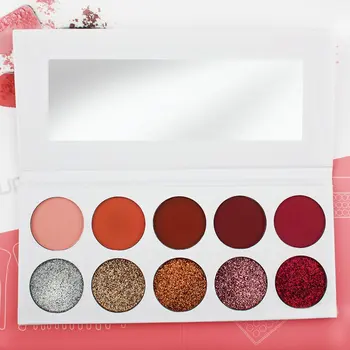 10 Colors Bling Women Eyeshadow Makeup Palette Natural Non-Fading Long Lasting Cosmetic Eyeshadow Palette Tool
10 Colors Bling Women Eyeshadow Makeup Palette Natural Non-Fading Long Lasting Cosmetic Eyeshadow Palette Tool