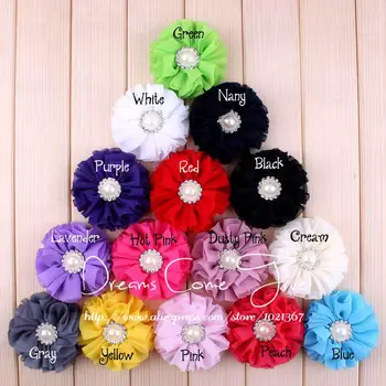 20pcs/lot 6.5CM 15Colors Newborn Rhinestone Pearl With Artificial Fabric Flowers For Headband\ Women Baby Girl Hair Accessories
20pcs/lot 6.5CM 15Colors Newborn Rhinestone Pearl With Artificial Fabric Flowers For Headband\ Women Baby Girl Hair Accessories