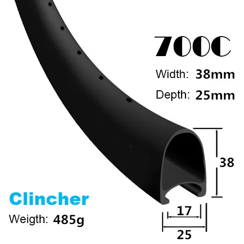 Super Light 23mm 25mm Width 30mm 38mm 45mm 50mm Depth 700c Clincher Tubular Road Bike Carbon Rim
Super Light 23mm 25mm Width 30mm 38mm 45mm 50mm Depth 700c Clincher Tubular Road Bike Carbon Rim