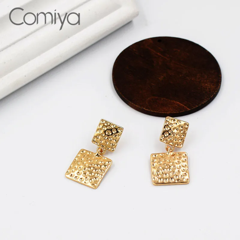 Comiya Fashion Dangle Earrings Geometric Square Shape Gold Color Zinc Alloy Brincos Para As Mulheres Drop Earring For Women
Comiya Fashion Dangle Earrings Geometric Square Shape Gold Color Zinc Alloy Brincos Para As Mulheres Drop Earring For Women