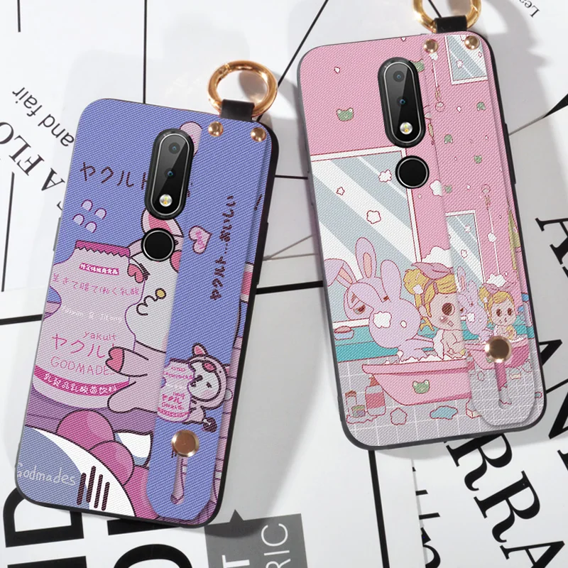 Fashion Wrist Strap Cartoon Cases For Nokia 5 X5 Animal Rabbit Printing TPU Cover For Nokia 5.1 Plus
Fashion Wrist Strap Cartoon Cases For Nokia 5 X5 Animal Rabbit Printing TPU Cover For Nokia 5.1 Plus