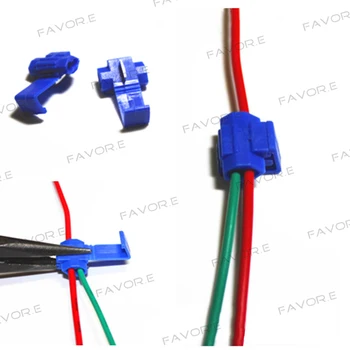 50PCS Blue Scotch Lock Wire Connectors Quick Splice Terminals Crimp for 18-14 AWG (0.75-2.5mm2)
50PCS Blue Scotch Lock Wire Connectors Quick Splice Terminals Crimp for 18-14 AWG (0.75-2.5mm2)