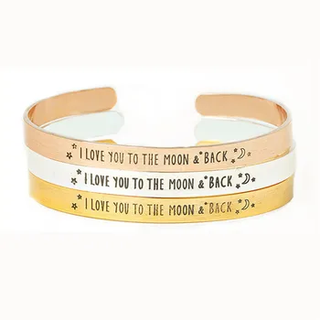 10pcs/lot I Love You To The Moon And Back Cuff Bracelet Toy Story Inspired Mother's Day Gift Boho Jewelry Rose Gold Pulseras
10pcs/lot I Love You To The Moon And Back Cuff Bracelet Toy Story Inspired Mother's Day Gift Boho Jewelry Rose Gold Pulseras