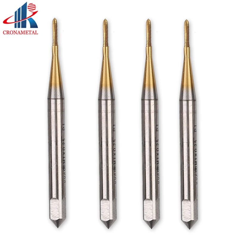 CRONAMETAL HSSE Spiral Point Taps with TIN coating thread machine tap M1 M1.1 M1.2 M1.4 M1.6 M1.7 M1.8
CRONAMETAL HSSE Spiral Point Taps with TIN coating thread machine tap M1 M1.1 M1.2 M1.4 M1.6 M1.7 M1.8