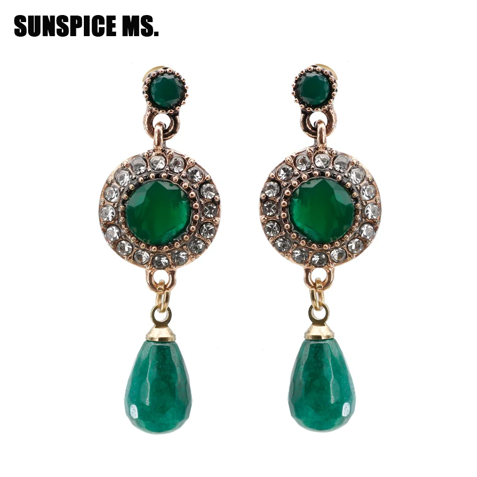 Fashion Green Natural Stone Water Drop Earrings For Women Bohemia Ethnic Dangle Earrings Antique Gold Color Wedding Jewelry New
Fashion Green Natural Stone Water Drop Earrings For Women Bohemia Ethnic Dangle Earrings Antique Gold Color Wedding Jewelry New