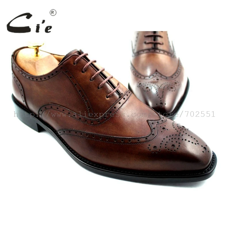 cie Square Toe Full Brogues Lace-Up Oxfords Handmade Genuine Calf Leather Outsole Breathable Men's Oxford Shoe Color Brown OX217
cie Square Toe Full Brogues Lace-Up Oxfords Handmade Genuine Calf Leather Outsole Breathable Men's Oxford Shoe Color Brown OX217