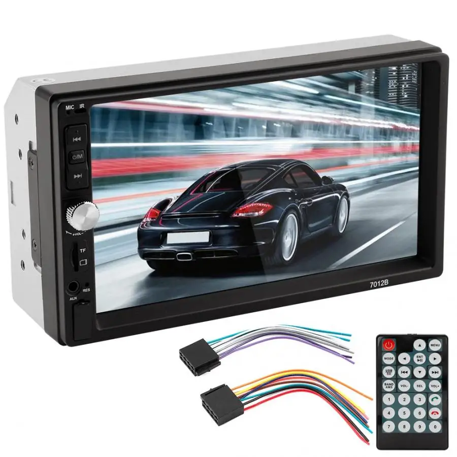 7inch 2Din HD Car Multimedia MP5 Player USB/TF Stereo FM Radio Video Player Handsfree Call Remote Control with User Manual
7inch 2Din HD Car Multimedia MP5 Player USB/TF Stereo FM Radio Video Player Handsfree Call Remote Control with User Manual