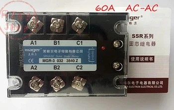 Three-phase solid state relay AC -AC MRSSR-3 MGR-3 A3840Z 60A
Three-phase solid state relay AC -AC MRSSR-3 MGR-3 A3840Z 60A