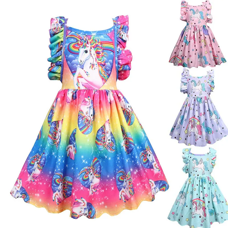 Princess Unicorn Girls Dresses Multicolored Summer Leaking back Children Party Wedding Dress Birthday Gift Kids Girls Dresses
Princess Unicorn Girls Dresses Multicolored Summer Leaking back Children Party Wedding Dress Birthday Gift Kids Girls Dresses