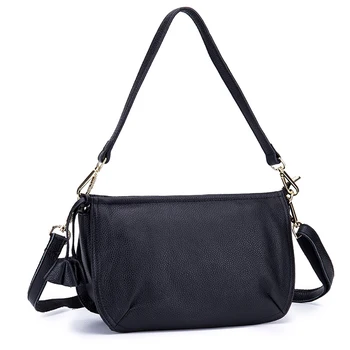 Women Cowhide Genuine Leather Crossbody Bag Ladies Shoulder Messenger Bags Female Fashion Solid Small Tote Bag Purse MF-5558
Women Cowhide Genuine Leather Crossbody Bag Ladies Shoulder Messenger Bags Female Fashion Solid Small Tote Bag Purse MF-5558