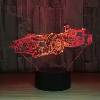 Racing Car 7 Color Lamp 3d Visual Led Night Lights For Kids Touch Usb Table Lampara Lampe Baby Sleeping Nightlight
Racing Car 7 Color Lamp 3d Visual Led Night Lights For Kids Touch Usb Table Lampara Lampe Baby Sleeping Nightlight