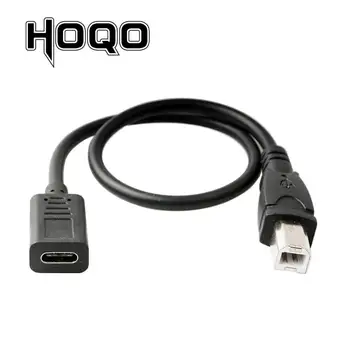 USB-C Female to USB B Male Pinter Cable USB 3.1 Type C Male Connector to USB 2.0 B Type Male Data Converter for Macbook Pro Air
USB-C Female to USB B Male Pinter Cable USB 3.1 Type C Male Connector to USB 2.0 B Type Male Data Converter for Macbook Pro Air
