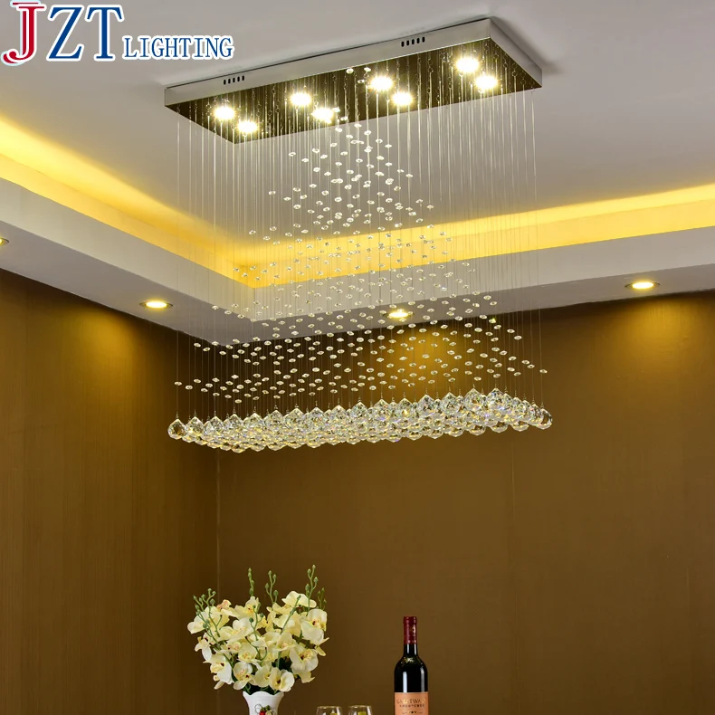 ZYY Rectangular Restaurant Lights Chandeliers Crystal 8 GU10 Lights Creative Personality Simple Decorative Chandeliers
ZYY Rectangular Restaurant Lights Chandeliers Crystal 8 GU10 Lights Creative Personality Simple Decorative Chandeliers