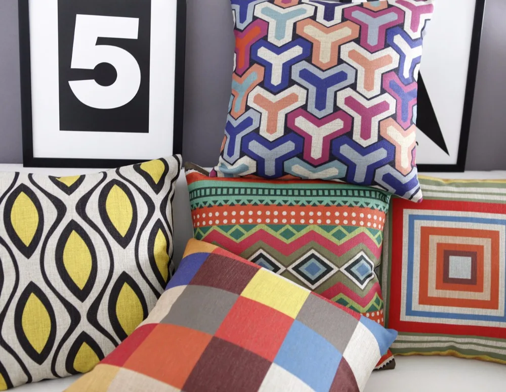 Color pillow ,Modern Fashion Geometry cushion ,Linen pillowcase,cushion home decor sofa cushion,decorative Pillows
Color pillow ,Modern Fashion Geometry cushion ,Linen pillowcase,cushion home decor sofa cushion,decorative Pillows