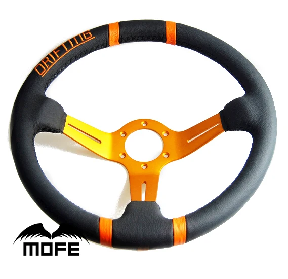 MOFE Racing SPECIAL OFFER HOT SALE 14" / 350mm 90mm Deep Dish Suede Leather Racing Original Logo Drifting Steering Wheel
MOFE Racing SPECIAL OFFER HOT SALE 14" / 350mm 90mm Deep Dish Suede Leather Racing Original Logo Drifting Steering Wheel