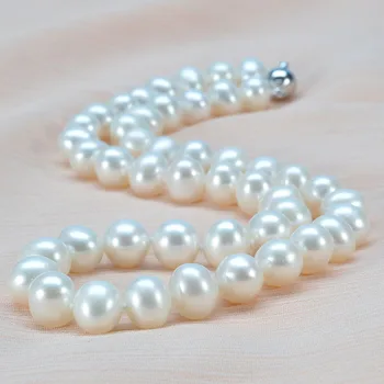 noble women gift Jewelry Silver Clasp Authentic High-Grade Natural Freshwater Pearl Necklace 10-11 mm is Round Pearl To Mother
noble women gift Jewelry Silver Clasp Authentic High-Grade Natural Freshwater Pearl Necklace 10-11 mm is Round Pearl To Mother